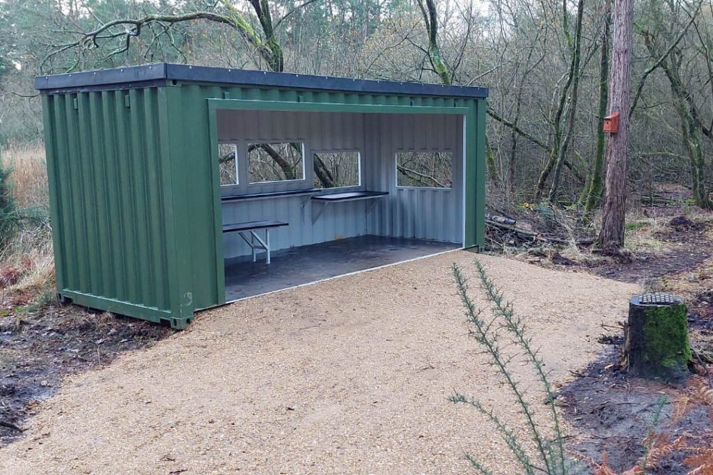 Shipping Container Conversion Container Bird Hide