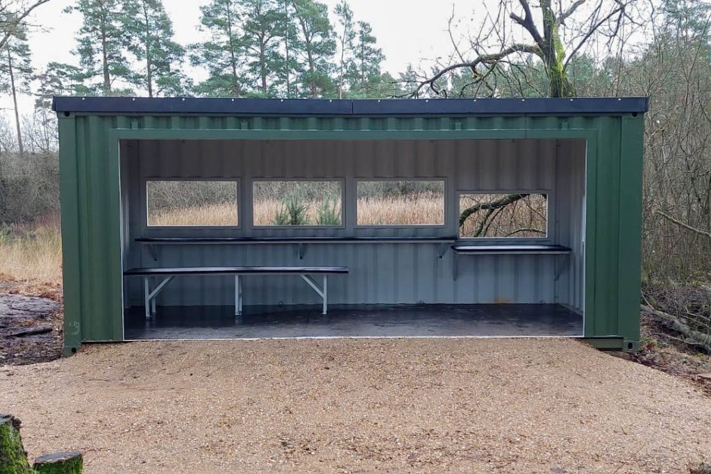 Shipping Container Conversion Container Bird Hide