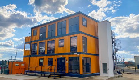 Shipping container modular building