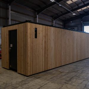 Container cladding - 40ft Storage with Cladding