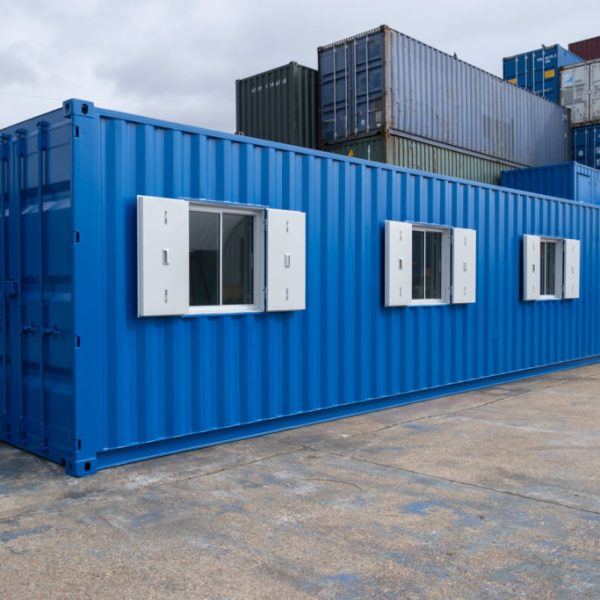 40ft Office Container - Blue 40ft Office Container