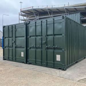 20ftX16ft “Open Plan” Workshop - 20ftX16ft Open Plan Shipping Container Workshop