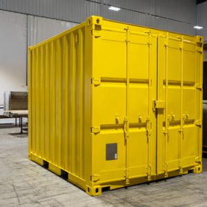 Paint & decal - Spray painting shipping containers