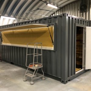 Modular container buildings