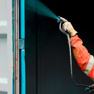 Shipping container respray