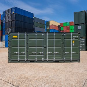 20ft Open Side Container - 20ft Open Side Green Container